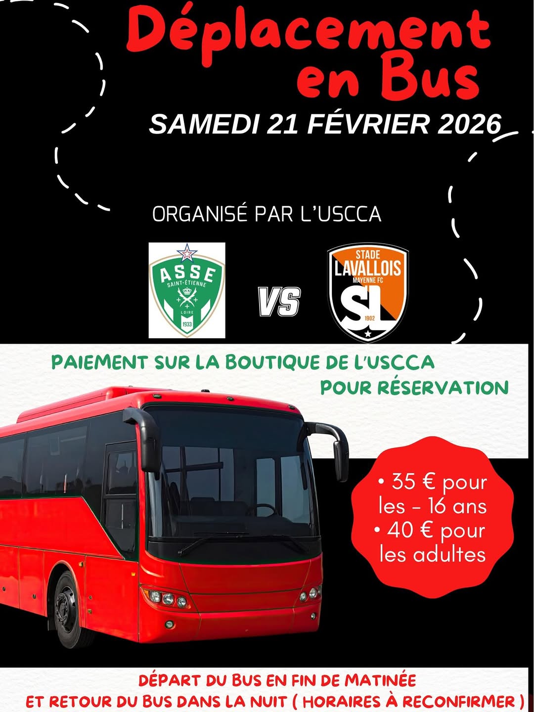 Actualité du club USCCA — 23 janvier 2026
