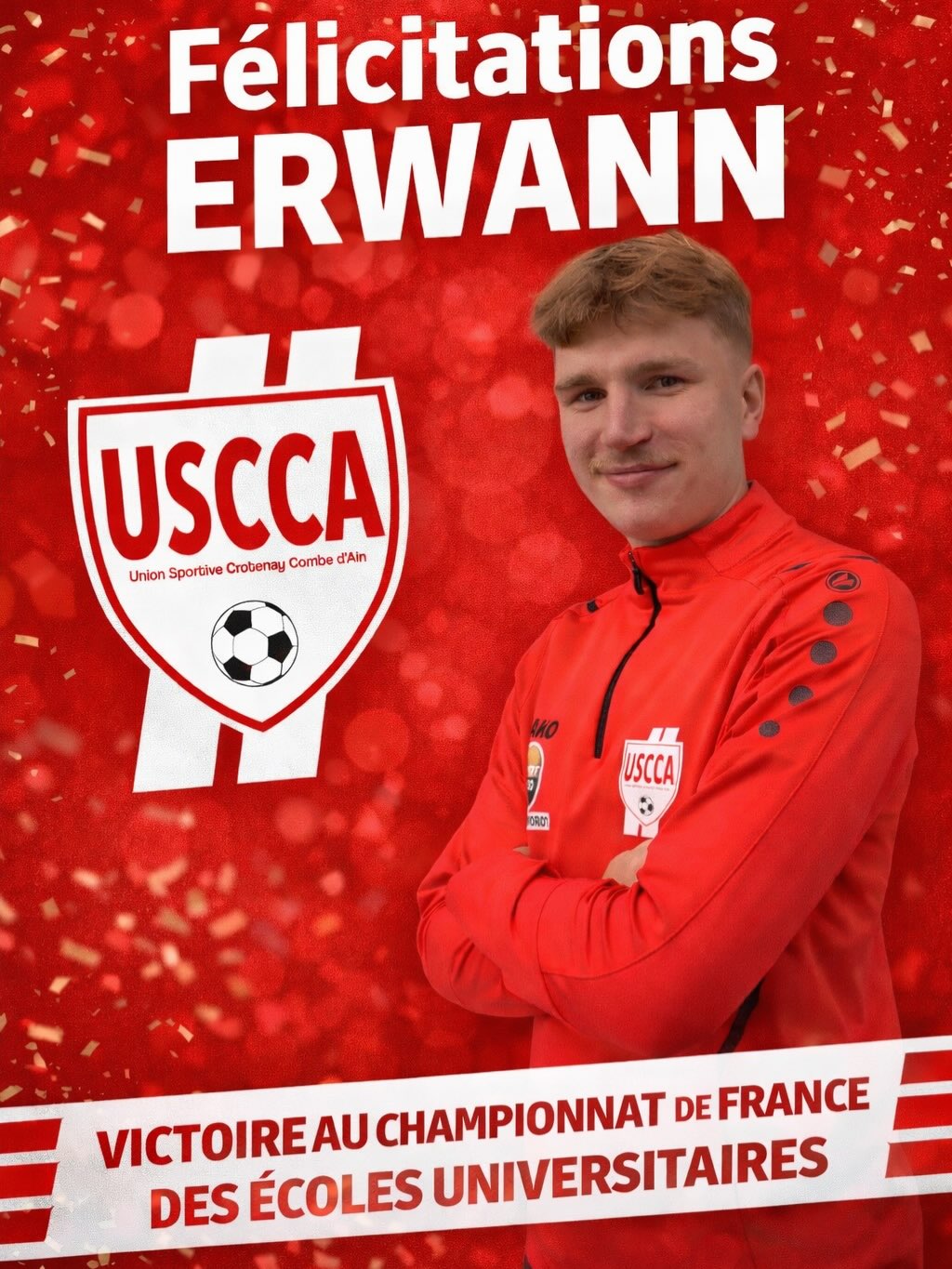 Erwann Hequet (USCCA) champion de France des écoles