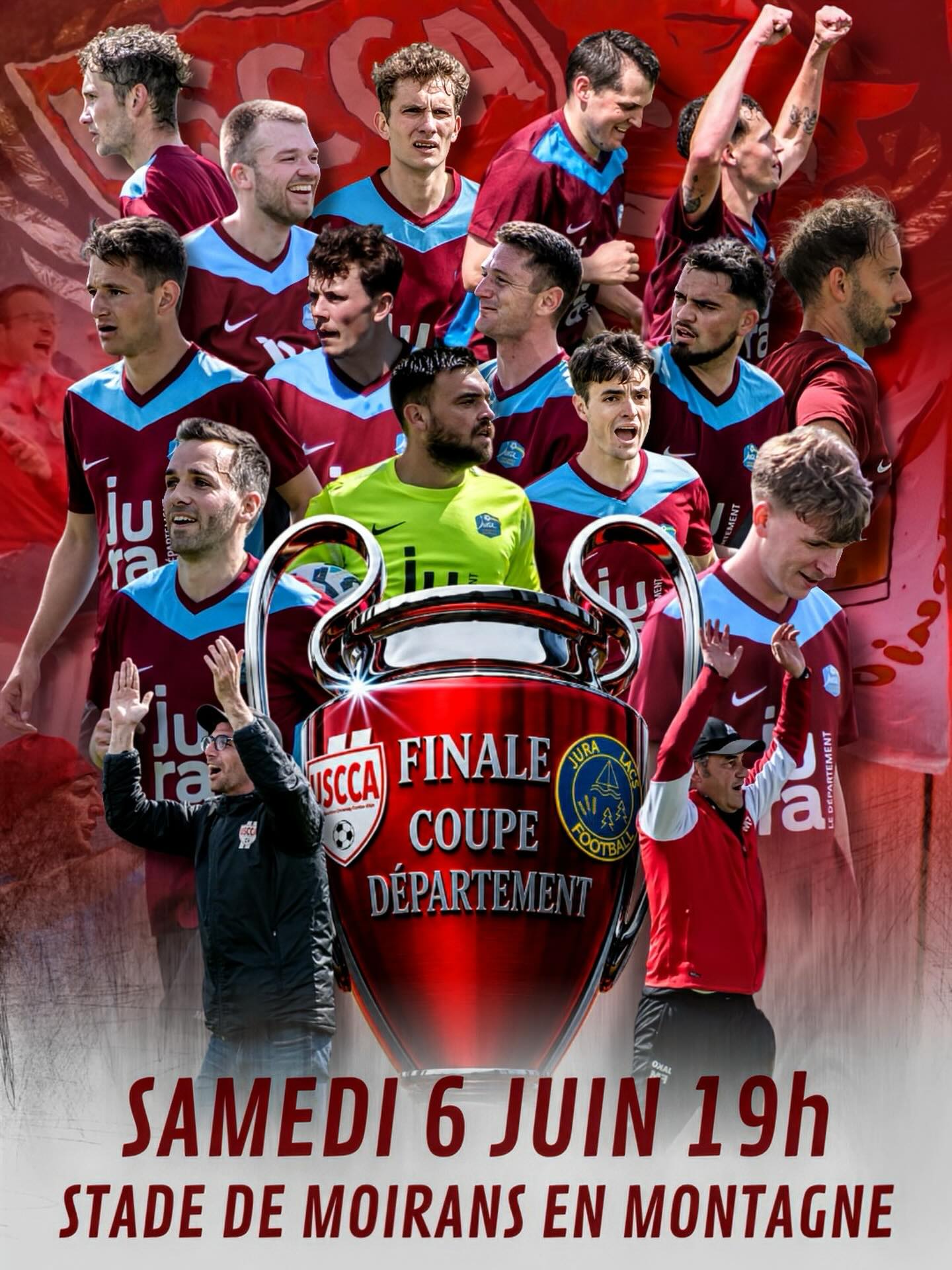 Séniors A en finale de Coupe départementale samedi à Moirans