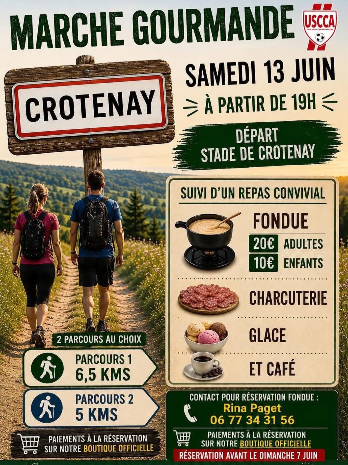 Marche Gourmande USCCA : rendez-vous le 13 juin à Crotenay