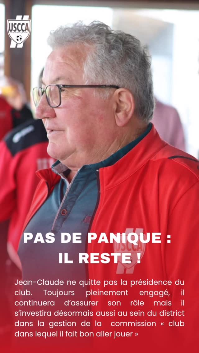 Le président de l&rsquo;USCCA prend une nouvelle responsabilité