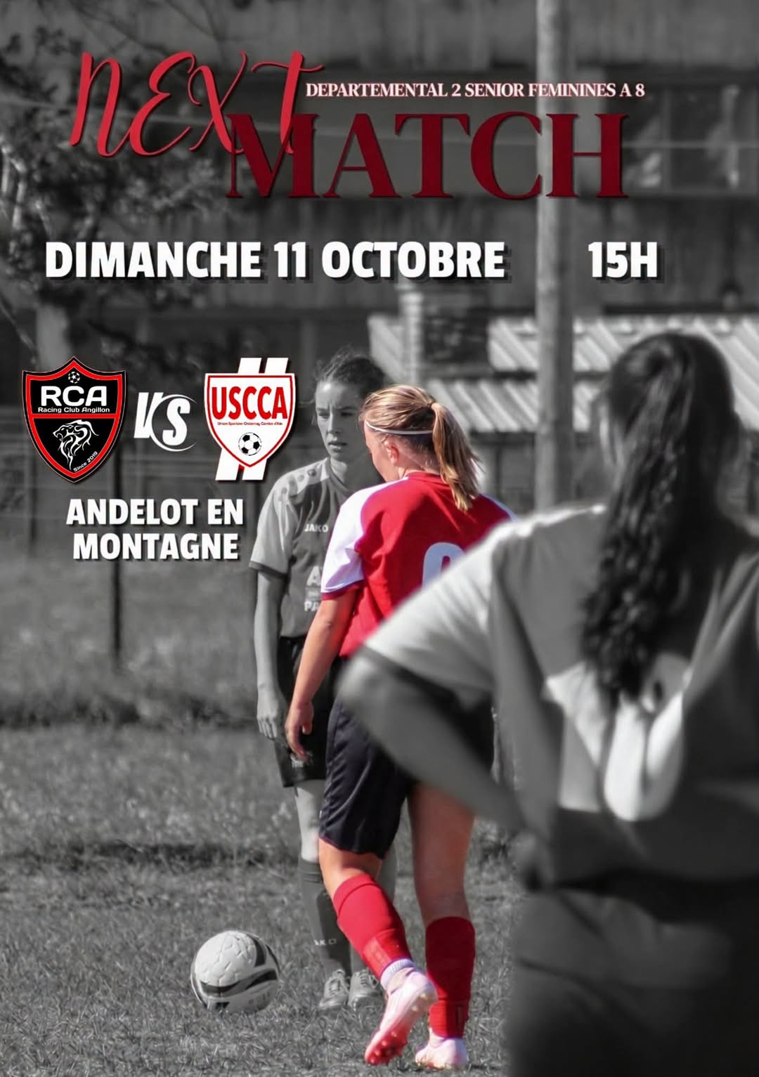 Match USCCA Seniors Féminines : Un Nouveau Défi en Championnat Contre le Racing Club Angillon